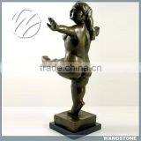 Life Size Dancing Girl Bronze Sculpture thumbnail-6