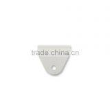 1.5" Plastic Chafe, White, Chafe Tab for Bags or Travelware, Nylon Flat Chafe Tab for Bag Accessories thumbnail-1
