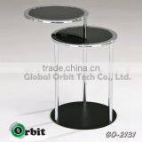 Small Round Size Metal Legs for Round Modern Glass Coffee Table thumbnail-5