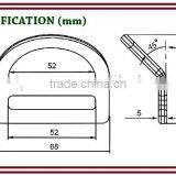 227 Personal Protective Equipment Stamped Bent Steel D-Ring thumbnail-2
