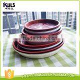 Wholesale Colorful Plastic Flower Pots Tray thumbnail-1