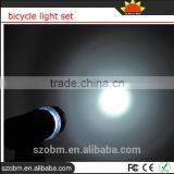 Wholesale Bicycle 1W White Front Bike Light 5 LED Red Rear Tail Lights Bicycle Light Set thumbnail-6