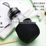 UCHOME 2017 New Design 450ml Single Layer Glass Bulb Water Bottle Glass Bulb Juice Bottle Glass Bulb Beverage Bottle thumbnail-6