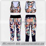 Wholesale Breathable Spandex Women Yoga Sports Pants, Fitness Sportswear thumbnail-4