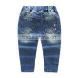 New Arrival for Girl Jeans Embroidery With Floral Bow thumbnail-2