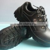 split leather shoe with PU injection
