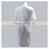 European Summer Fashion Elegant White Lace Cotton Dress Pattern Wholesale thumbnail-4