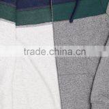 Grey Colourblocked Sweatshirt With Grindle Effect Customizable Full Zip Closure Long Sleeves Sweater Split Kangaroo Pocket thumbnail-6