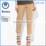 2016 New Styles Chino Women Pants ,khaki Cropped Chino Pants thumbnail-1
