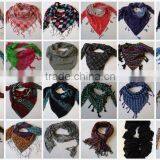Ladies Fashion Scarves and Stoles 100% Cotton Fringes thumbnail-1