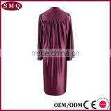 Sturdy Zipper Shiny Maroon Choir Robe Graduation Gown thumbnail-2
