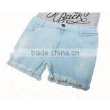 Wholesale 3 Pieces Kids t Shirt Casual Beach Wear Set w/ Headband thumbnail-6