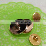 Fashion Good Quality Plastic Button With Leg Gold Covered Button for Coats thumbnail-4