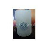 Rechargeable Battery powered LED bluetooth candle speaker Of Plastic body
