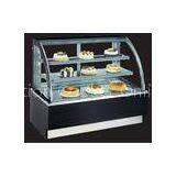 Marble Floor Cake Commercial Refrigerator Freezer Showcase For Supermarket