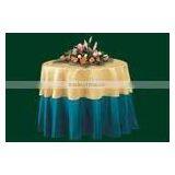 100% Polyster Jacquard Hotel Table Cloth thumbnail-1