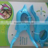 Plastic dolphin beach towel clips/ towel clips holder