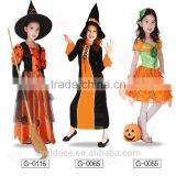 Hot Sale Short Style Halloween Party Women Witch Costume With Witches Hat thumbnail-5