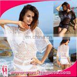 2016 Summer Women White or Black Lace See Through Lace Swim Suit Cover up thumbnail-1