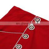 2017 Fashion Satin Ladies Hot Shorts Red Online Clothes Shopping thumbnail-3