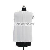 Women Hot Summer Casual Cheap Sleeveless Chiffon Tank Top Blouse thumbnail-3