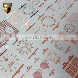 Pure Nickel Electroforming Process Ultra-thin, Soft Material Nickel Signage