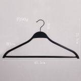 Super Long Black Plastic Hanger Set Factory Nice Anti-slip Pants Rack for Garment Store thumbnail-2