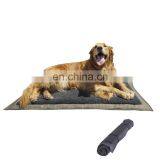 High Quality Travel Dog Bed With Waterproof and Non-slip Fabric at the Bottom, Luxury Portable Dog Mat and Machine Washable thumbnail-1