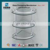 High Quality Wall Mounted Bathroom Glass Shelf thumbnail-3