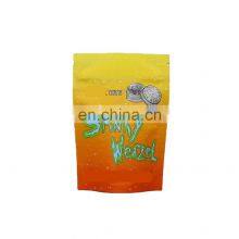 Custom Printed Smell Proof Child Resistant Packaging Pouch Soft Touch Matt 1 Pound lb 7g Mylar Gummies Bag for Cbd Flower Cookie thumbnail-1