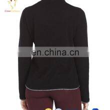 Пуловер из мериновой шерсти с воротником-воротком для женщин thumbnail-5