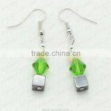 Fashion Hematite Square Beads Earring thumbnail-1