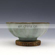 Antique Repro Song Dynasty Guanware Crackle Porcelain Plate