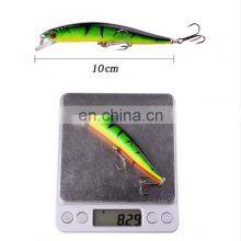 10cm 8.4g 10 Colors 3D Bionic Eyes Saltwater Fish Baits With Treble Hooks Quivering Minnow Bait Fishing thumbnail-3
