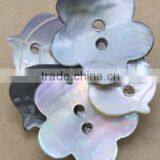 Flower Shaped Shell Brooch thumbnail-1
