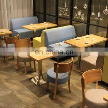 Commercial Use Double Side Restaurant Booth Seating Fast Food Sofa
