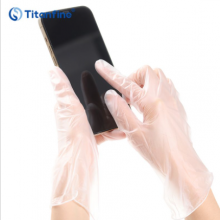 9 Inch 4.5g Powder Free Vinyl Gloves thumbnail-2