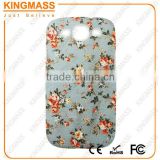 Flower shell phone case for samsung galaxy S3