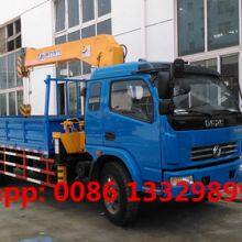 Dongfeng Duolika LHD/RHD 3.2 Tons Telescopic Crane Boom Mounted on Truck for Sale thumbnail-1