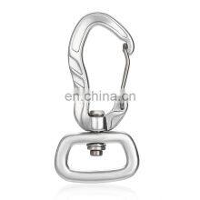 JRSGS 4KN Hot Sale Hiking Aluminum 4KN Swivel Carabiner Hook for Dog Leash High Quality Multi Tool S7805DXE