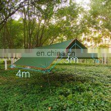 4x3m 3x3m Awning Waterproof Tarp Tent Shade Ultralight Garden Canopy Sunshade Outdoor Camping Hammock Rain Fly Beach Sun Shelter thumbnail-2