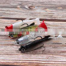 JOHNCOO Bait Fish Lure 12g 15g Jig Soft Body Saltwater Bass Fishing Lures Soft Lead Lure thumbnail-3