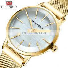 MINI FOCUS New Arrival Lady Gift Watch Set Japan Movement Watch Stainless Strap Steel Band Lady Watch With Cheap Price thumbnail-2