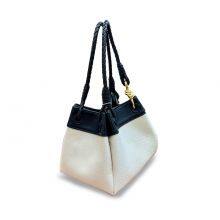 Lafite Splicing Head Layer Chard Basket Bag 2025 New Niche Design French Resort Beach Bag Women's Fashion Hand-held Shoulder Bag thumbnail-1
