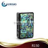 Newest High End Mod Abalone Shell Case Hotcig R150 Mod With HM Waterproof Chip , Hotcig R150 TC Box Mod thumbnail-6