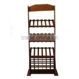 Wooden Wine Bottle Rack, Wine Display Shelf, Wholesale Wine Rack Wood thumbnail-3