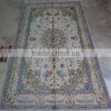Handmade Double Knots Wool and Silk Apartment Corridor Carpet thumbnail-1