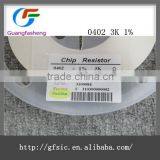 0402 SMD Resistor 3K 1%.we Offer Full Series of SMD and DIP Resistor thumbnail-1