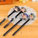 Office Supply Cute Cartoon Black Gel Pen For Kids Stationery thumbnail-3