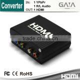 YPbPr + R/L to HDMI Converter support 3D HD 1080P hdmi converter